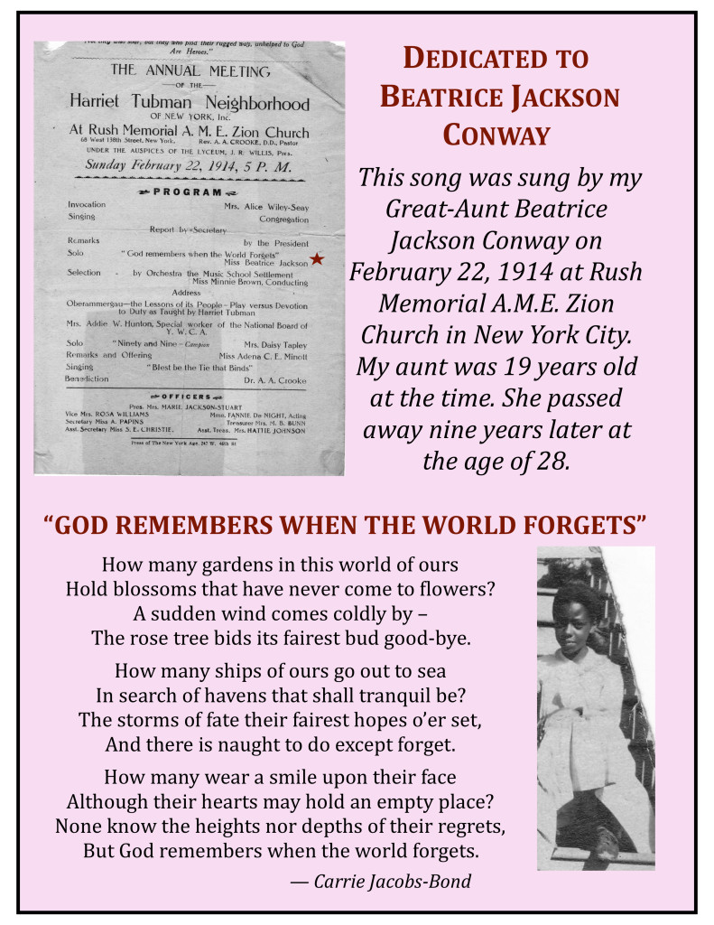 God Remembers -Tribute to Beatrice copy 2